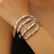 Retro Hollow Skull Paw Bracelet For Women