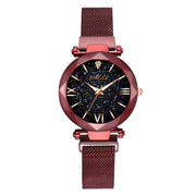 Starry Quartz Watch Lazy Magnet Strap