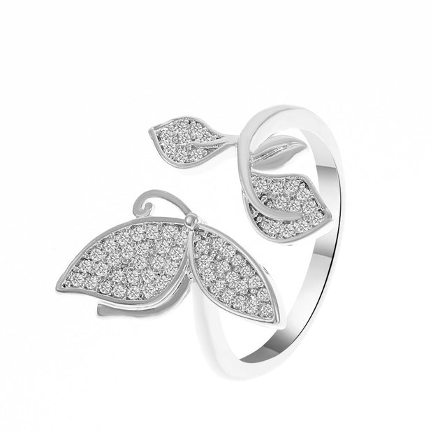 Ring Geometric Minority Diamond Light Luxury