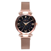 Starry Quartz Watch Lazy Magnet Strap