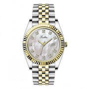 Women's Simple Elegant Solid Steel Belt Calendar Watch