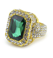 Men's Hip Hop Exaggerated Gold-plated Light Luxury Ring