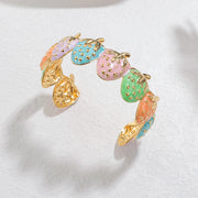 Fashion Personality Stainless Steel Strawberry Drip Bracelet