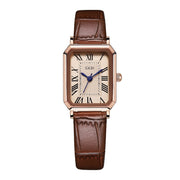 Women's All-match Waterproof Retro Small Square Watch