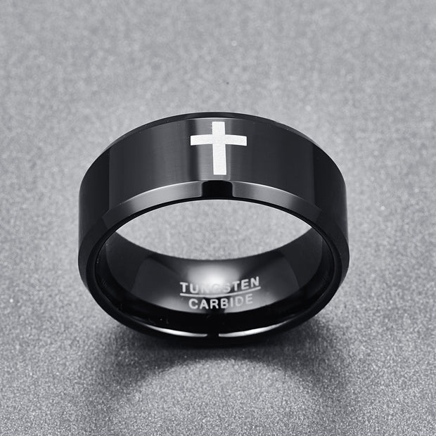 Non-fading Special-interest Design Ins Style Cross Ring