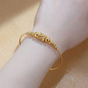 Round Spherical African Arabic Gold Women's Bracelet